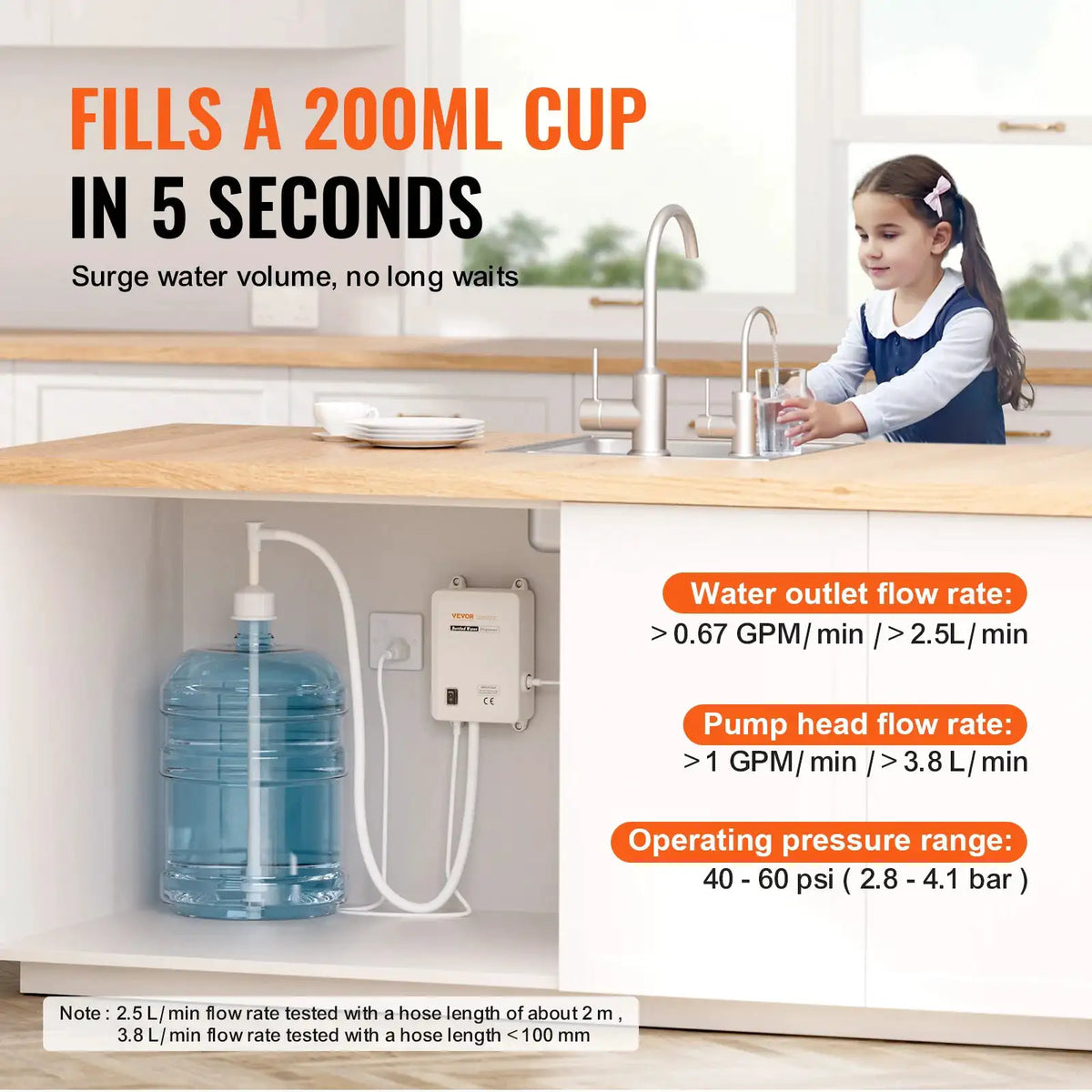 SucceBuy Gallon Bottled Water Dispenser Pump System Automatic — product view 3