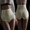 High-Waisted Ice Silk Body Shaper Briefs for Comfort