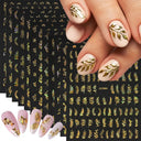3D Gold Leaf Nail Art Stickers