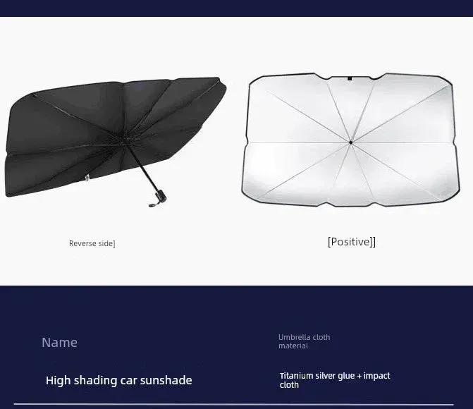 Thickened Foldable Umbrella Car Sunshade Heat Insulation
