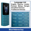 Original Nokia 105 4G 2023 Feature Phone Dual SIM Bluetooth