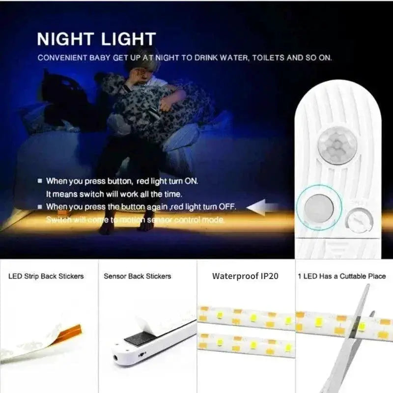 Motion Activated LED Strip Light Customizable Smart Home