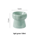 Ceramic Elevated Pet Feeding Bowl: Stylish Cat and Dog Dish