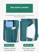 Folding Mommy Bag Lightweight Portable Crib Bed Backpack