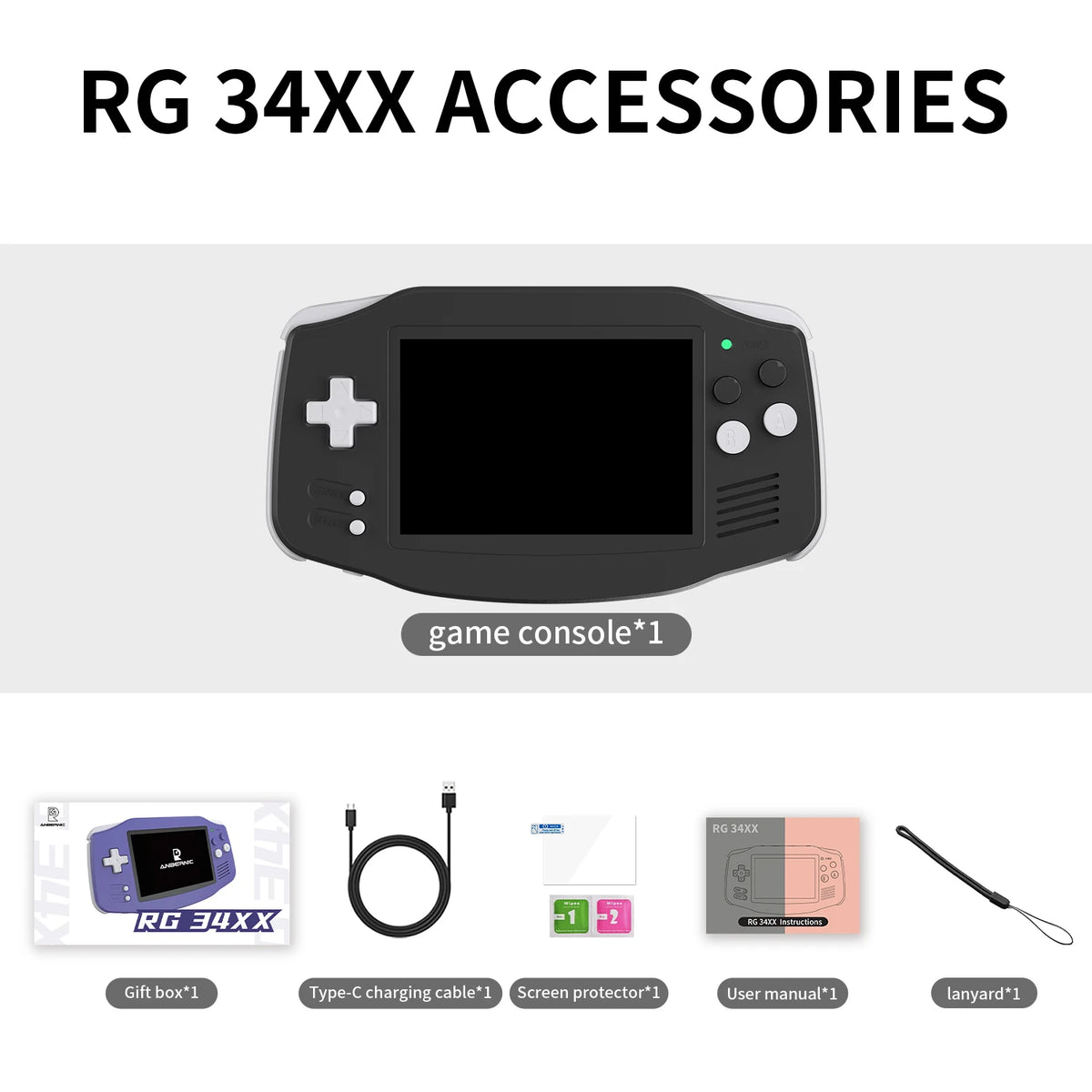 ANBERNIC Retro Handheld Game Console Screen Linux System HDMI — product view 9