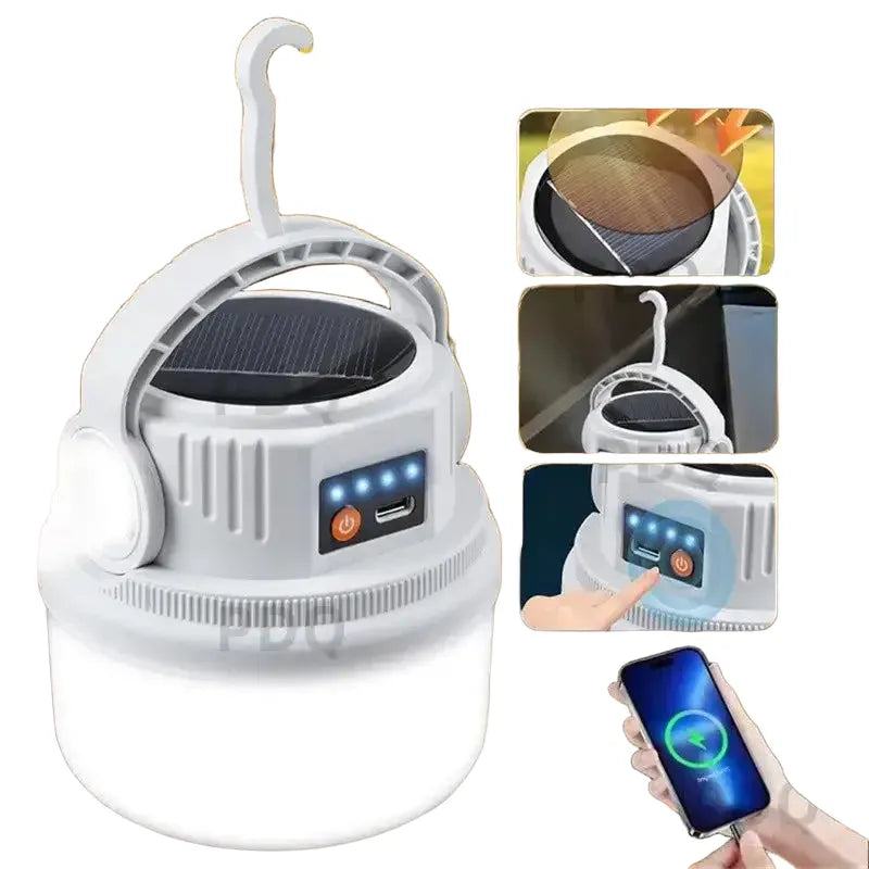 Solar Camping Light - Modes Waterproof Design — product view 1