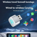 2 In 1 Wireless CarPlay Adapter For iPhone And Android Auto Seamless CarPlay