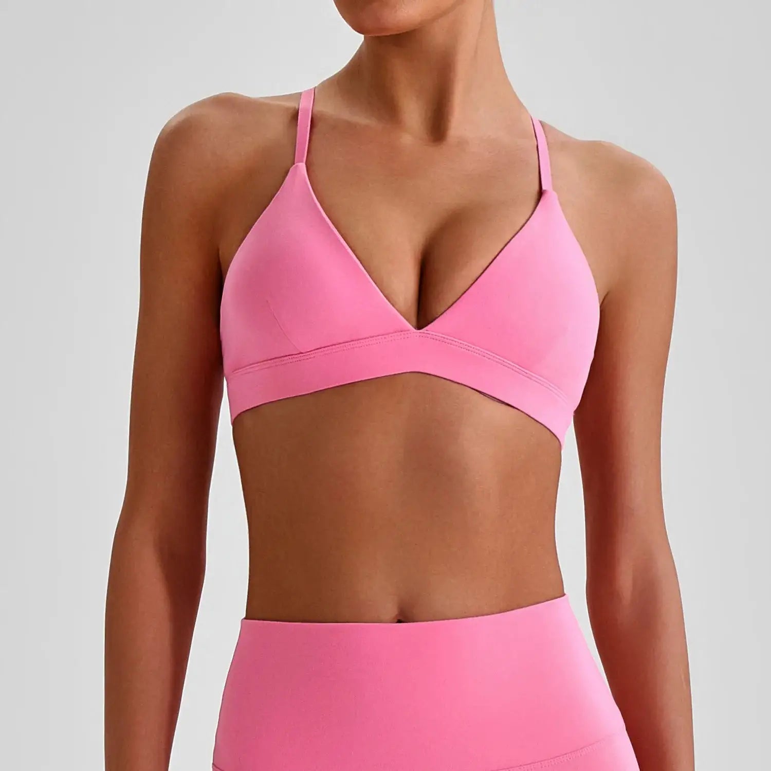 Tight Yoga Bra Women's Camisole Beautiful Back No Steel Ring Sports Bra Quick Drying Running Yoga Clothes Fitness Chest Pads