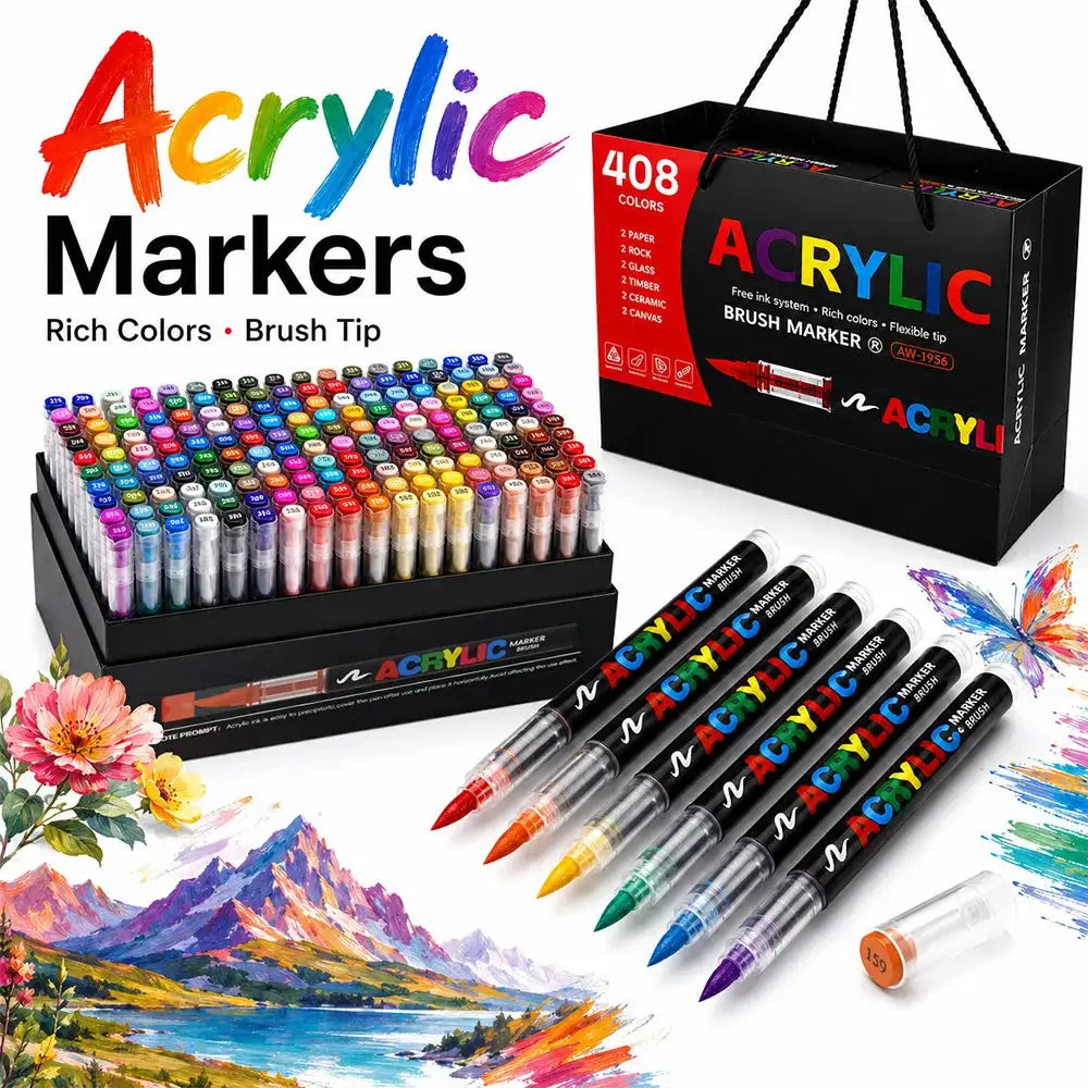 Acrylic Art Markers Set Color — product view 2