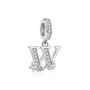 Sterling Silver Charm Star Letters