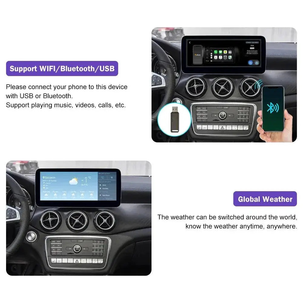 Android 12 Multimedia Player 8GB 128GB For Benz A CLA GLA