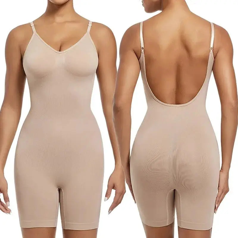 Seamless Backless Push Up Bodysuit For Ultimate Curves