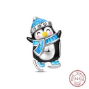 Sterling Silver Christmas Charm Santa