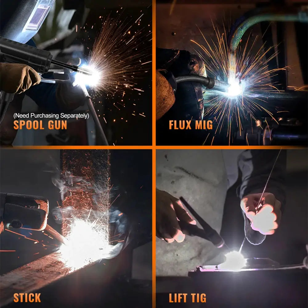 HITBOX HIM200 Spool-Gun Compatible MIG Welder — product view 4