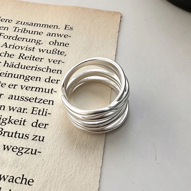 Sterling Silver Ring Adjustable Vintage