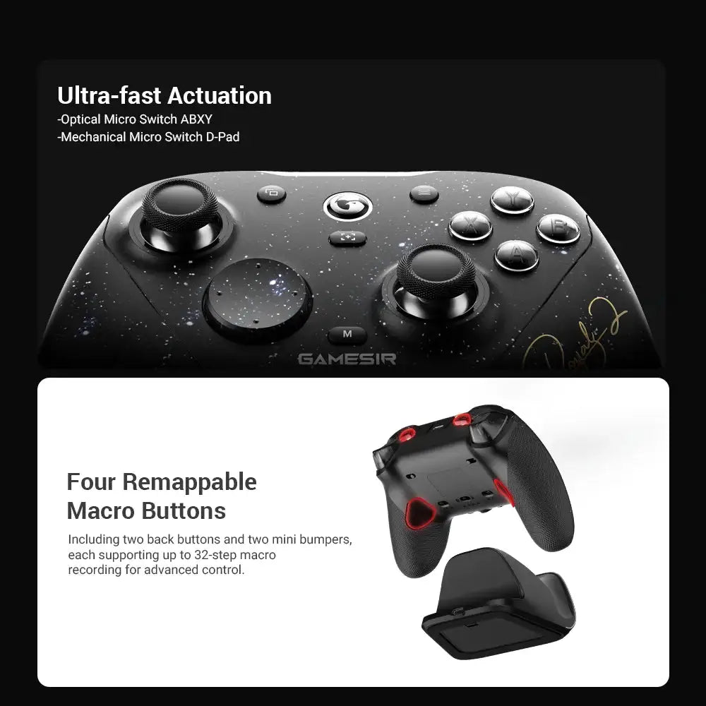 GameSir G7 Pro 8K PC Royal2 Edition Wireless PC Controller 8000Hz Polling TMR Stick Hall Trigger PC gaming Gamepad