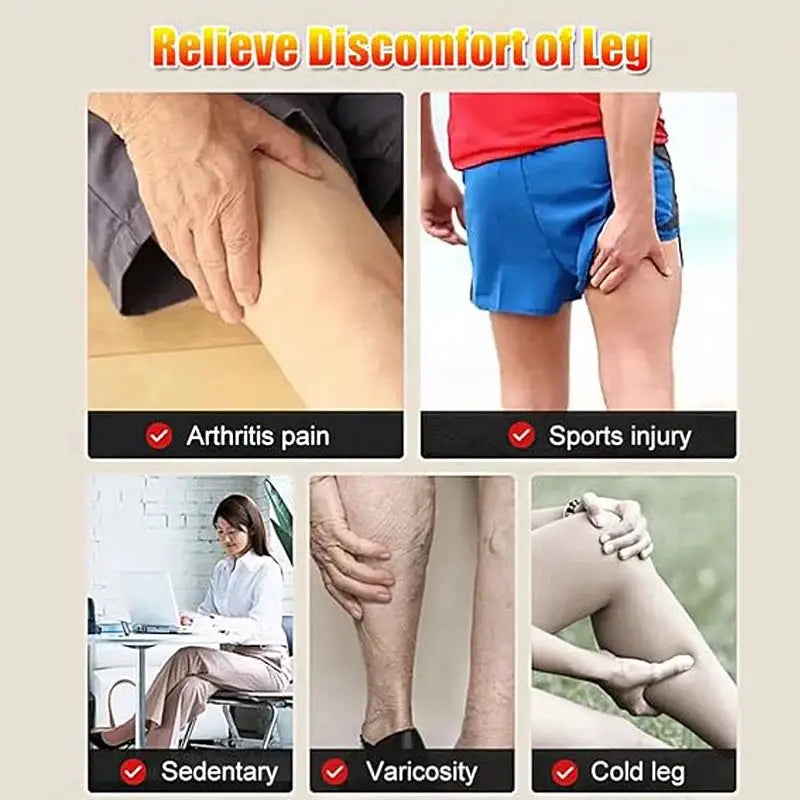 Electric Foot Moxibustion Boots Wormwood Hot Compress Legs Keep Warm Joint Massage Relaxation Muscles Helps Sleep Foot Massager