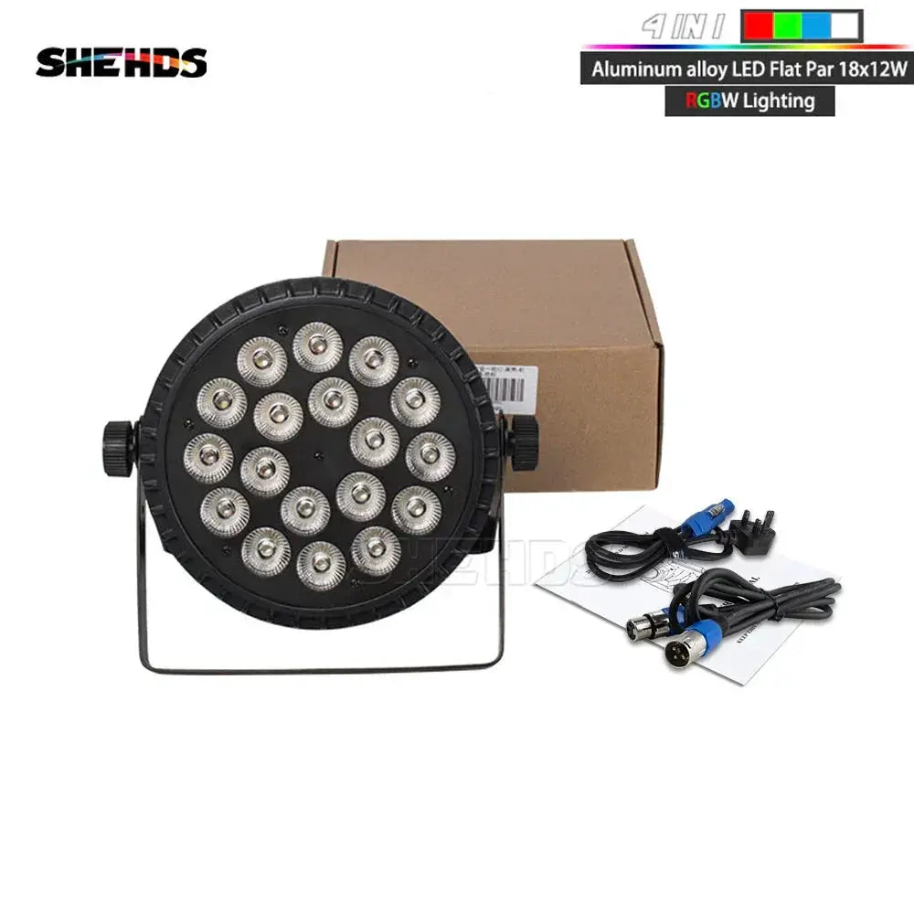 Shehds 2 Pack 18x18W LED Par Wash Lights for DJ Parties