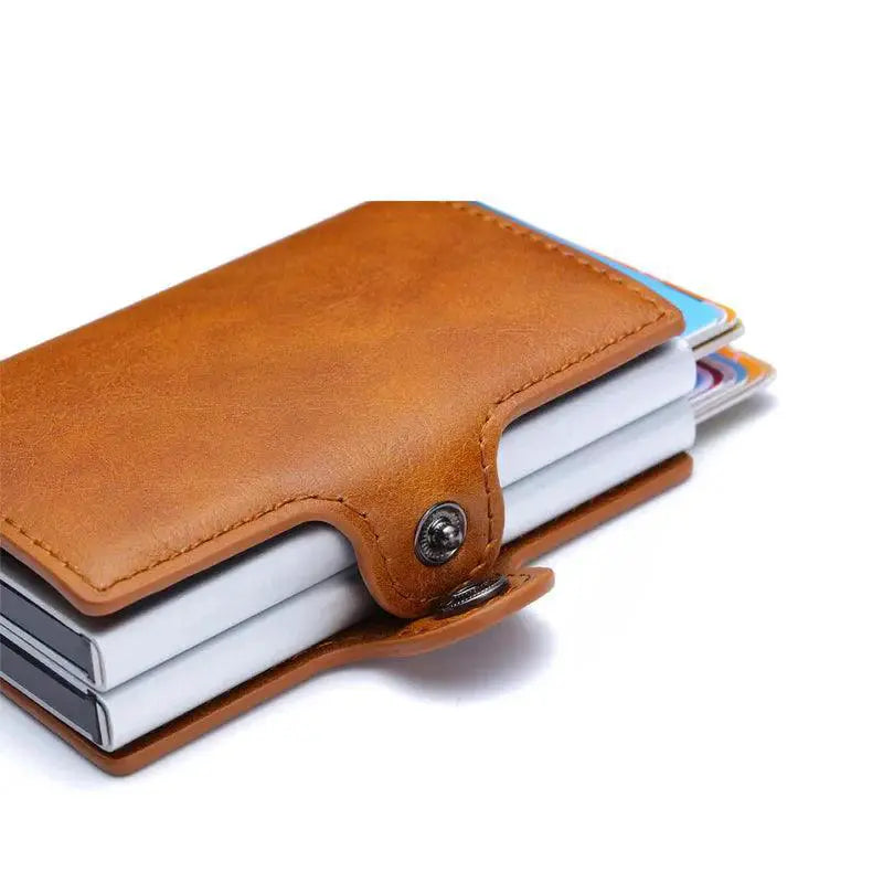 Carbon Fiber RFID Blocking Card Holder Stylish Wallet Men