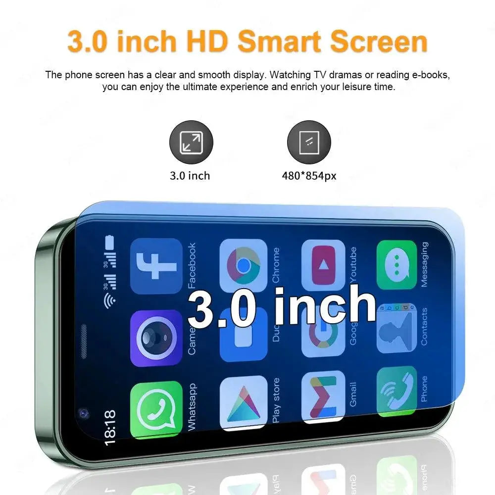 SERVO Mini Dual SIM Android Smartphone With 3.0 Display