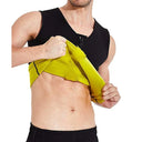 Men's Fitness Sauna Suit Waist Trainer Slimming Sweat Vest