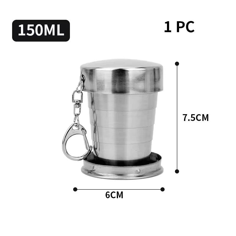 Stainless Steel Retractable Cup Outdoor