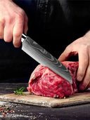 Razor-Sharp Santoku Knife for Home Chefs