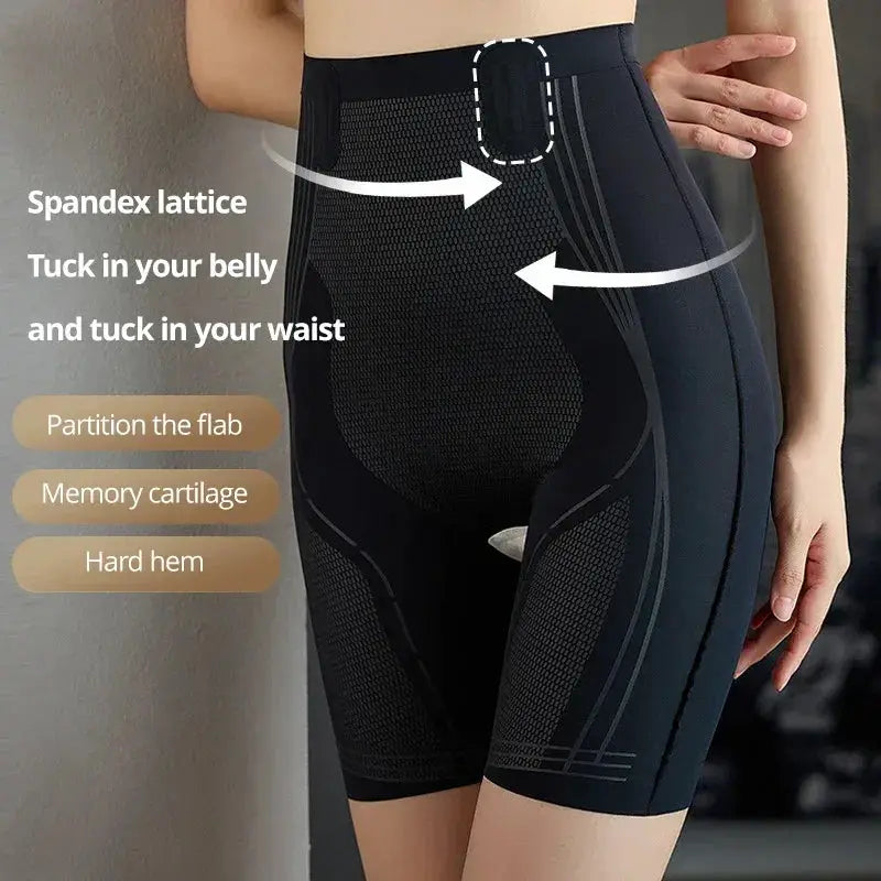 High Waist Tummy Control Shapewear Boxer Shorts For Women