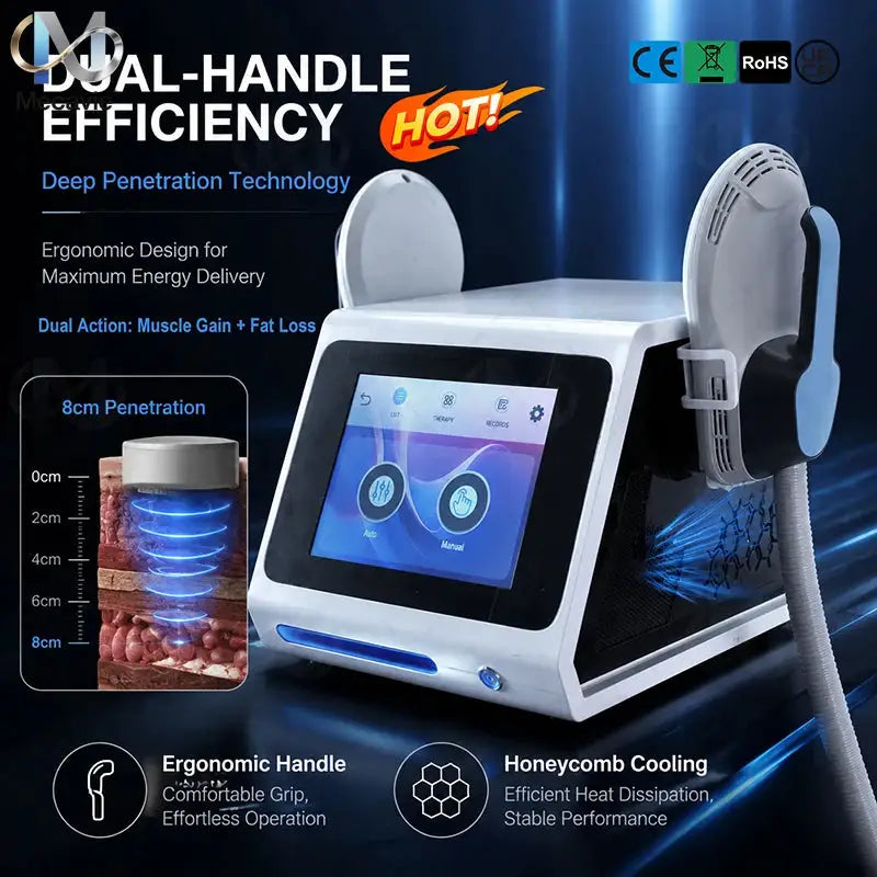 2026 EMSNova HIEMT EMS Body Contouring Device, 7000W Muscle Toning Equipment for Body Shaping & Skin Firming Salon Beauty Care