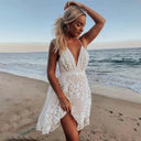 White Lace Beach Dress: Summer Chic Fashion Essential