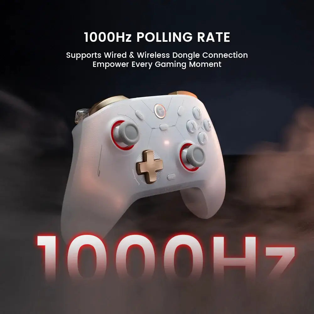 GameSir Cyclone 2 Wireless Pro Controller, Hall Effect Joysticks, Bluetooth Gamepad for Nintendo Switch, iPhone, Android & PC