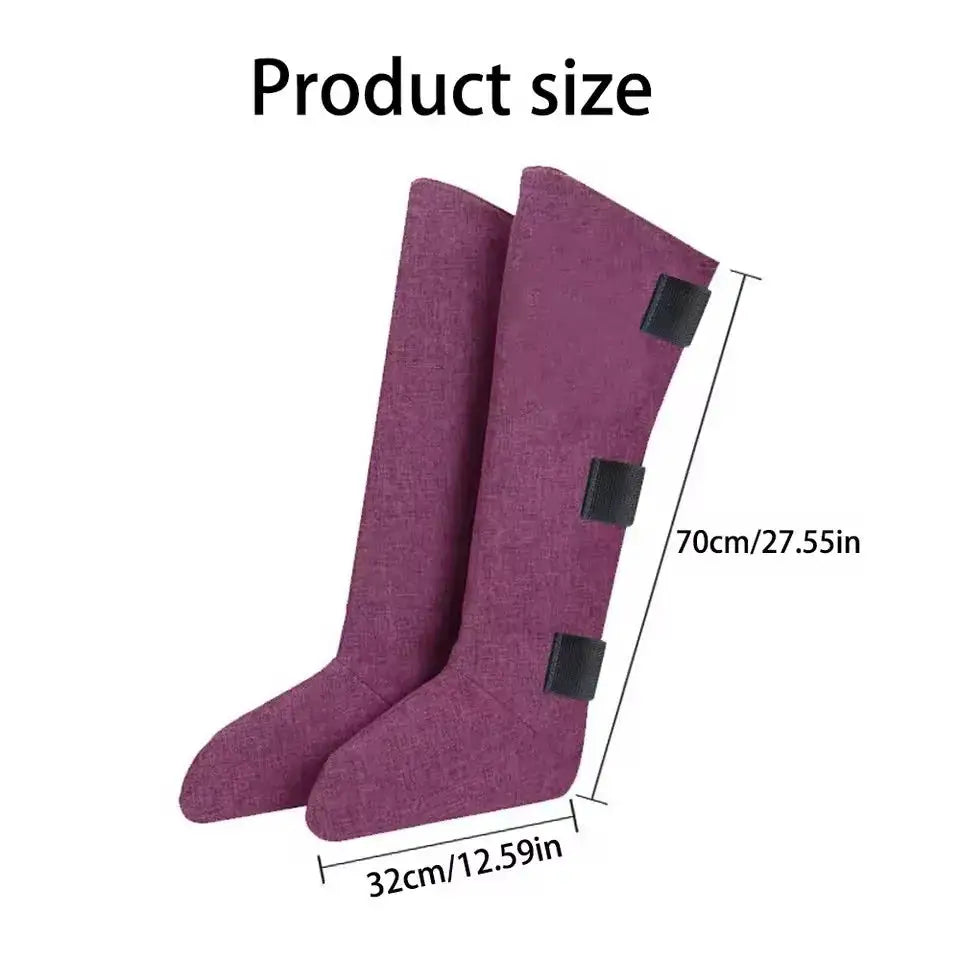 Electric Foot Moxibustion Boots Wormwood Hot Compress Legs Keep Warm Joint Massage Relaxation Muscles Helps Sleep Foot Massager