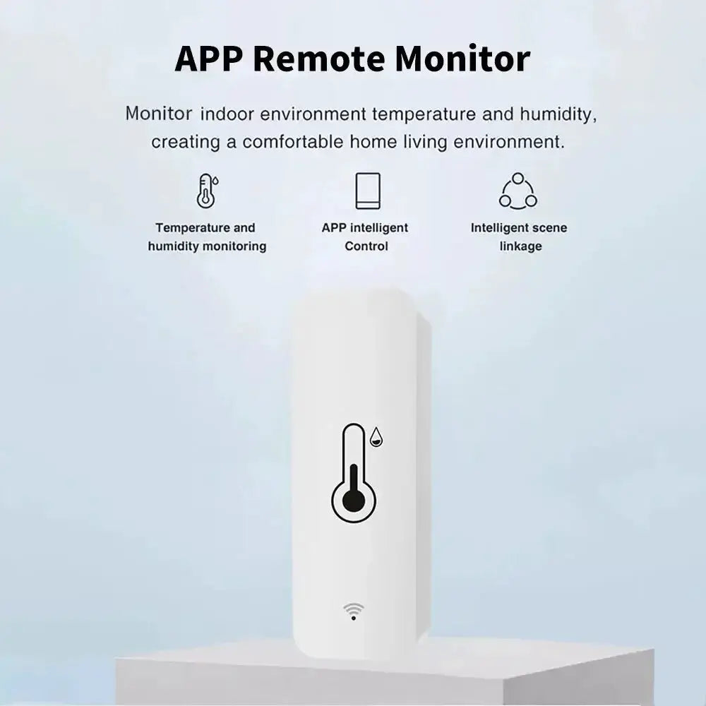 Tuya WiFi Smart Temperature Humidity Sensor Battery Powered - OurLum.com