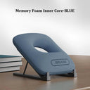Ergonomic Folding Memory Foam Nap Pillow for Cervical Support