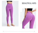 Nude Yoga Pants for Women High Waist Seamless Hip Lifting Fitness Design