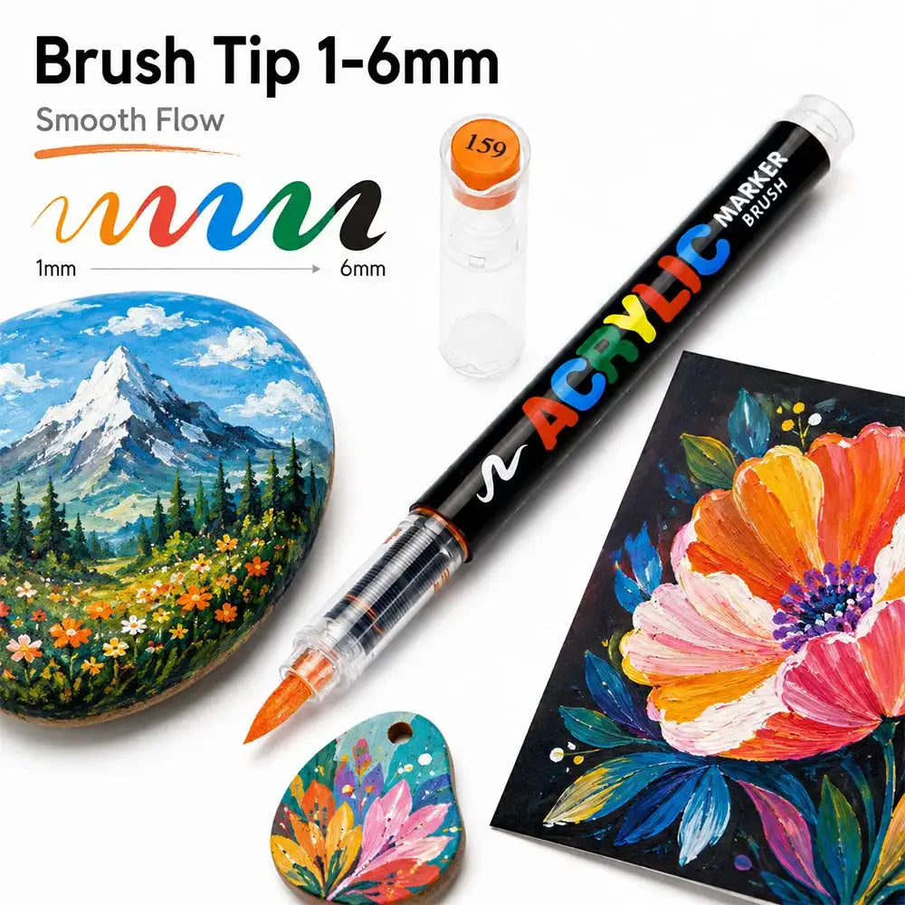 Acrylic Art Markers Set Color — product view 6