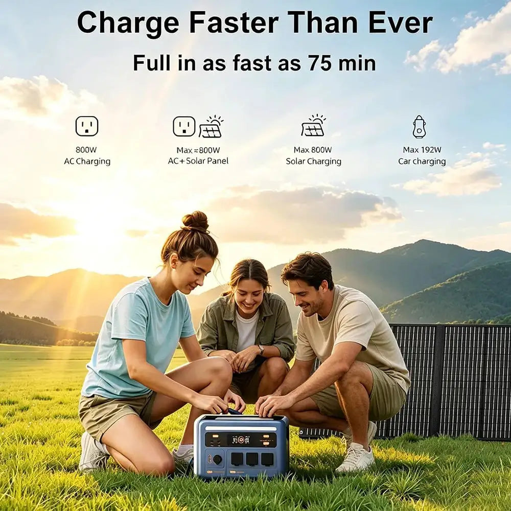 OSCAL PowerMax SE Solar Generator — product view 3