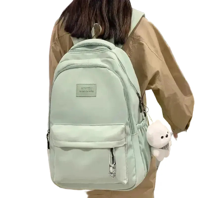 Waterproof Laptop Backpack for Women — black