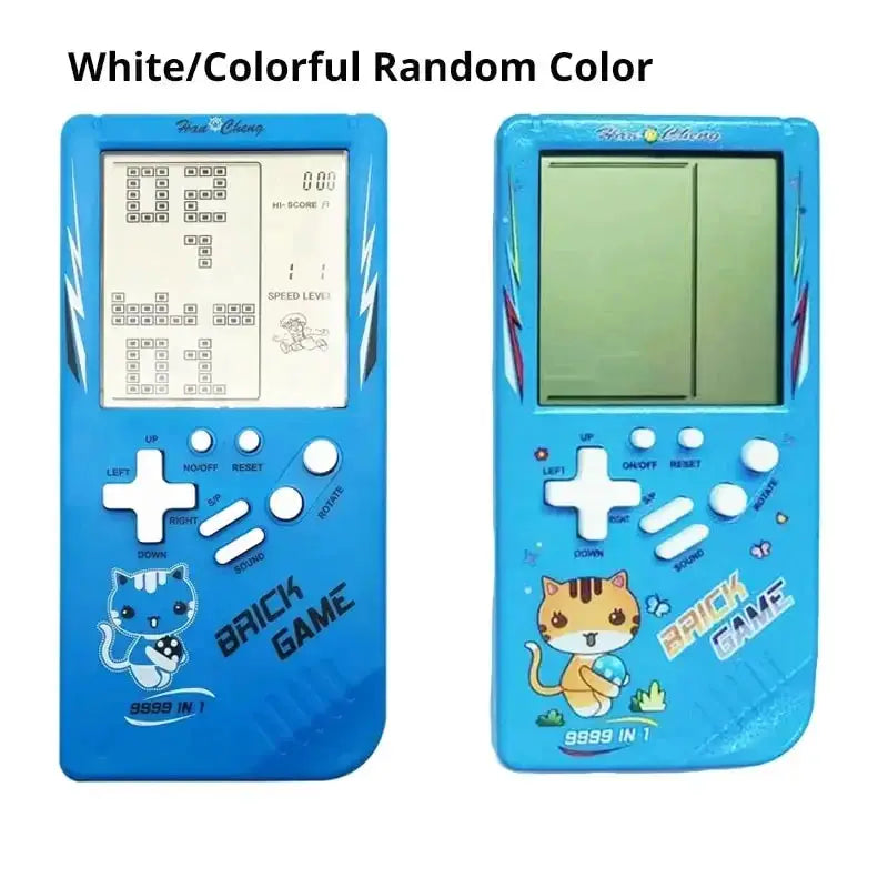 Classic Electronic Retro Puzzle Game Blue Large Screen