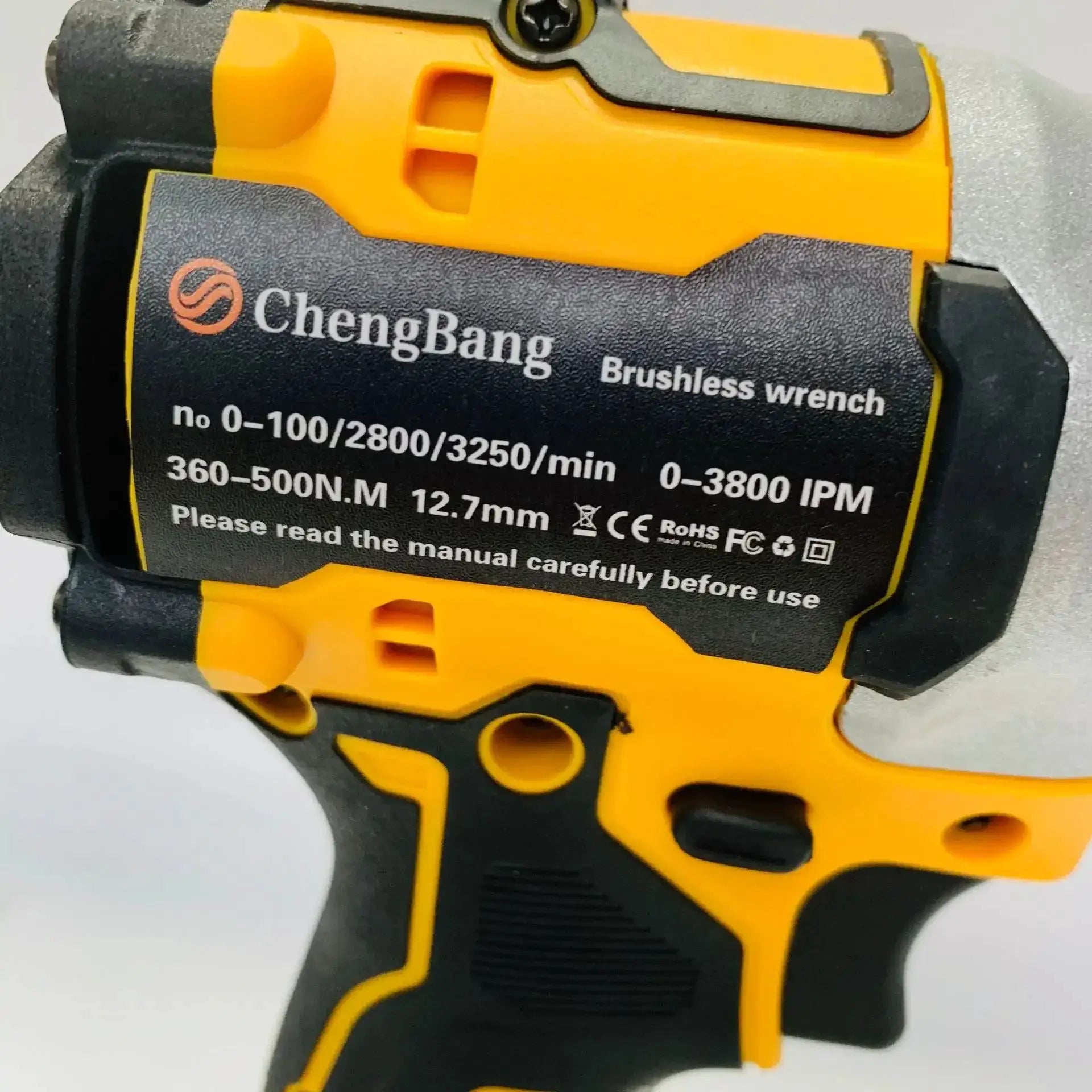 High Torque Brushless Cordless Impact Wrench Battery Powered