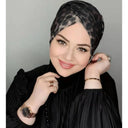 Modest Bubble Chiffon Hijab Cap for Stylish Versatility
