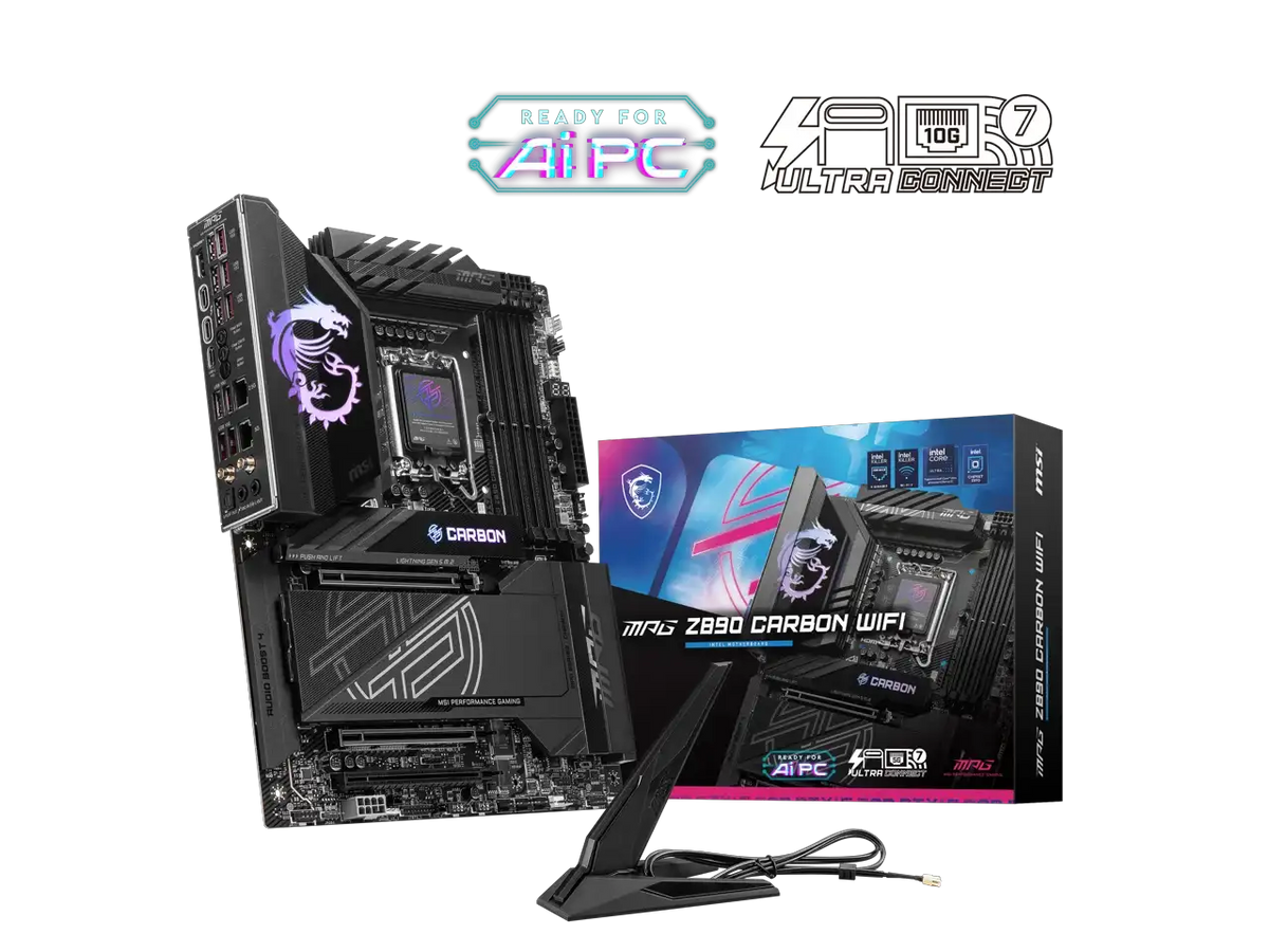 CPU Motherboard Combo - Intel BX80768270K Bundle with MSI MPG Z890 CARBON WIFI