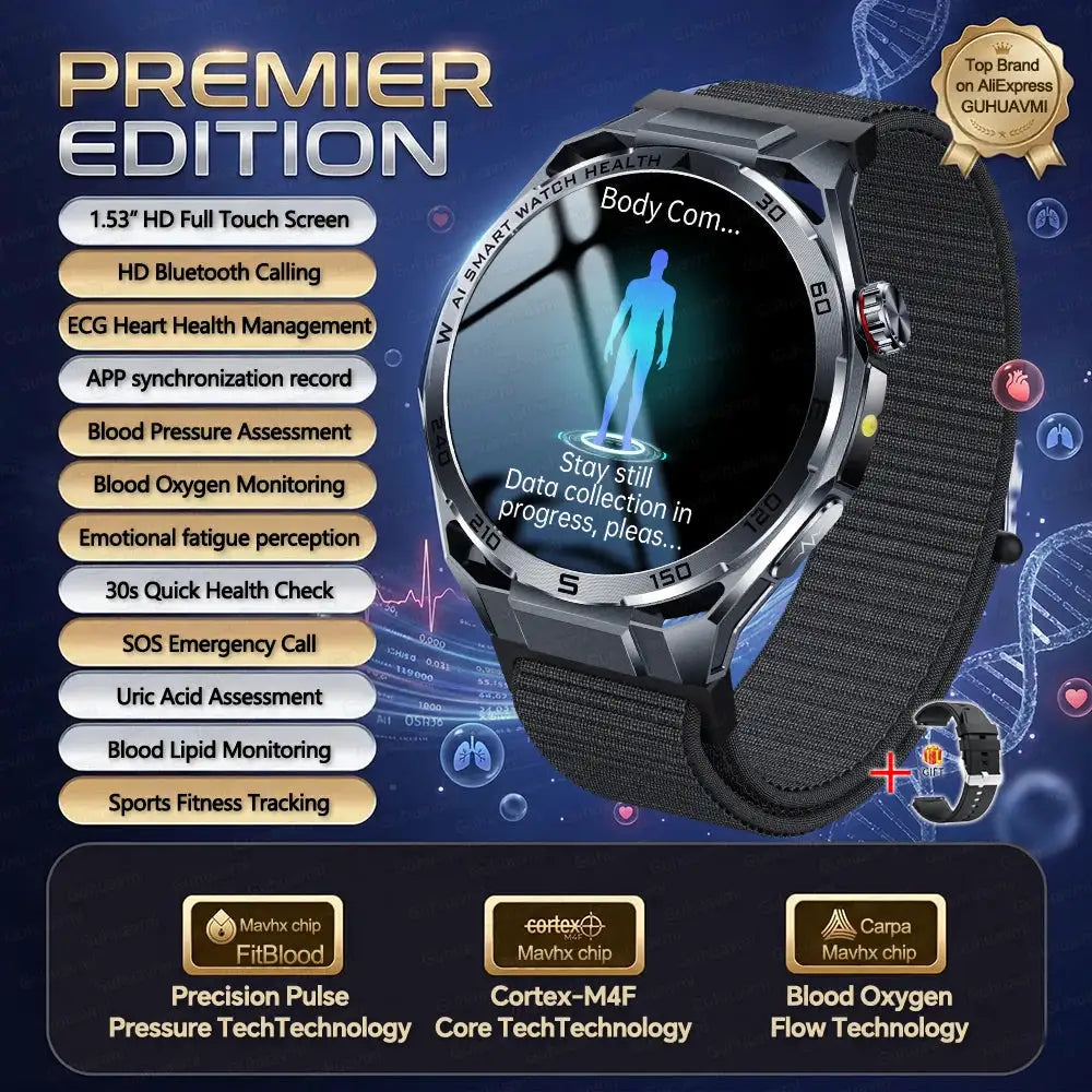 Ai Health Smartwatch With Ecg Tracker — product view 13