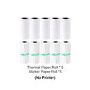 Portable Thermal Mini Printer Bluetooth 57mm Sticker Maker For DIY Photos
