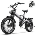 Cybervelo 20 Inch Fat Tire Foldable Ebike