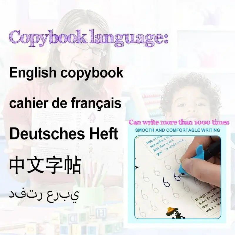 Magic Calligraphy Copybook Set For Kids Interactive Learning