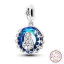 Sterling Silver Blue Crystal Life