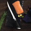 Professional Japanese Sashimi And Meat Cleaver Knife 14.7cm
