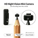 Mini Body Camera HD Video Recorder, Rotatable Lens 4K Motion