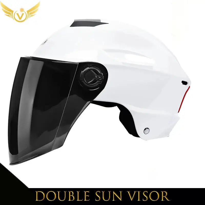 V Electric Scooter Helmet Summer V Chopper Motorcycle Helmets Safety Waterfall Soman Urban Articles Woman Men Moto Equipment